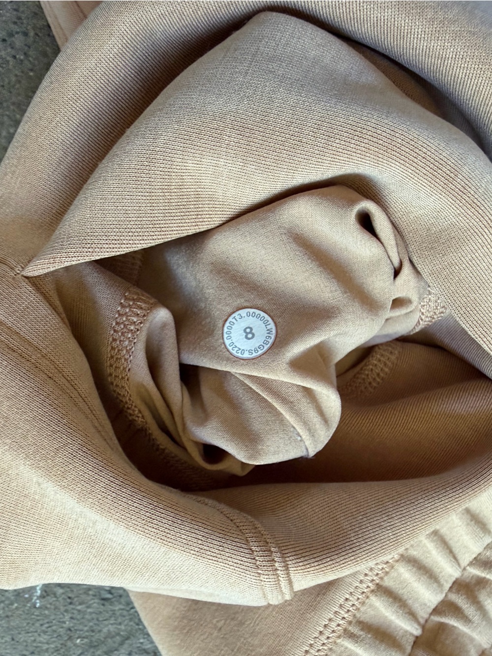 Lululemon Soft Ambitions High Rise Crop Beech Wood Size 8 Activewear Athleisure - Picture 9 of 11